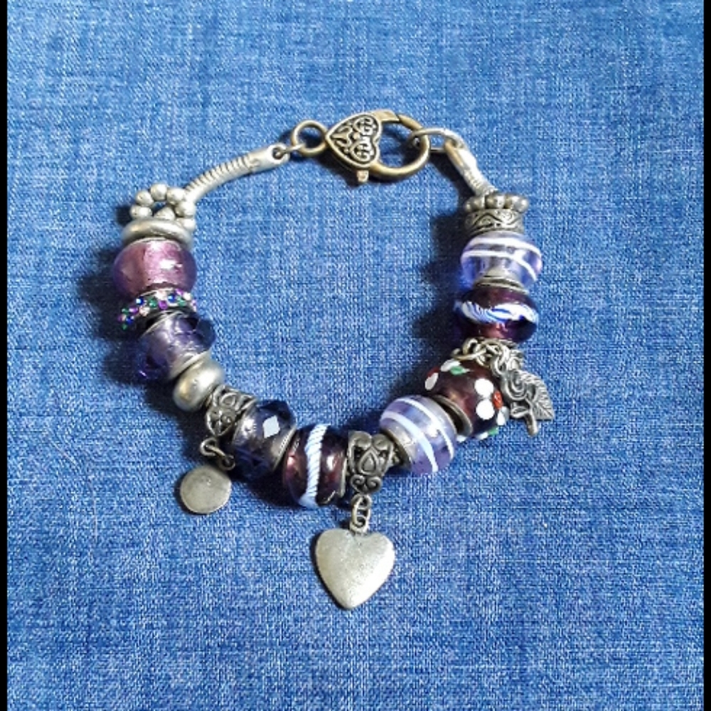 Beaded Charm Bracelet
